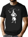 Vintage Inspector Gadget Christmas T-Shirt for Men & Women, T-Shirts Graphic Tee - Black