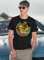 Vintage Ladies Wrestling T-Shirt for Men & Women, T-Shirts Graphic Tee - Navy
