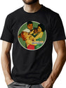 Vintage Ladies Wrestling T-Shirt for Men & Women, T-Shirts Graphic Tee - Green