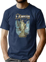 Vintage Liberty Canyon 90S Crack Plastisol Bootleg Graphic T-Shirt - Navy
