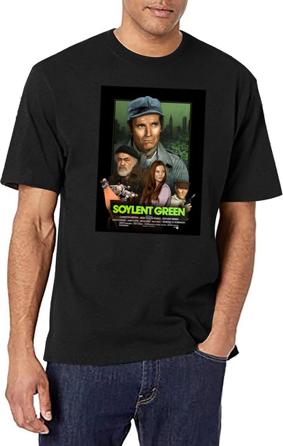 Vintage Movie T-Shirt for Men & Women, T-Shirts Graphic Tee - Black