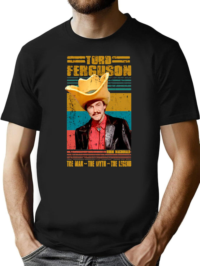 Vintage Norm Macdonald Furd Ferguson T-Shirt for Men & Women, T-Shirts Graphic Tee - Black