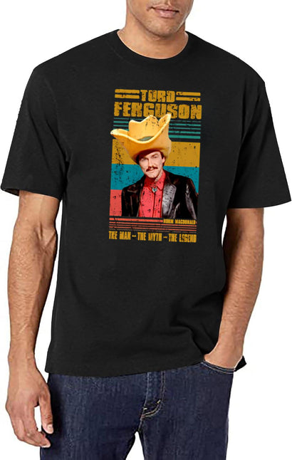 Vintage Norm Macdonald Furd Ferguson T-Shirt for Men & Women, T-Shirts Graphic Tee - Black
