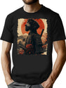 Vintage Poodle T-Shirt T-Shirt for Men & Women, T-Shirts Graphic Tee - Black
