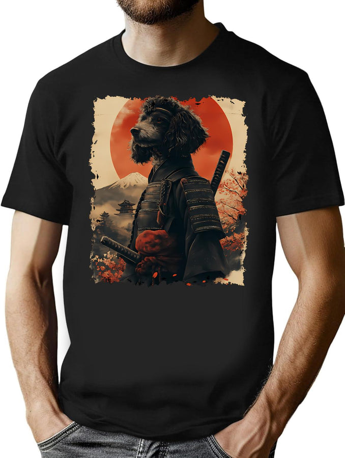 Vintage Poodle T-Shirt T-Shirt for Men & Women, T-Shirts Graphic Tee - Black