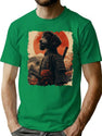 Vintage Poodle T-Shirt T-Shirt for Men & Women, T-Shirts Graphic Tee - Green