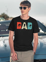 Vintage Retro Hockey Dad Gift- Father'S Day T-Shirt for Men & Women, T-Shirts Graphic Tee - Navy