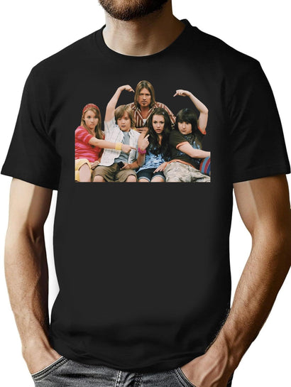 Vintage Retro Sitcom 2000S Movie Music Funny Children T-Shirt for Men & Women, T-Shirts Graphic Tee - Black