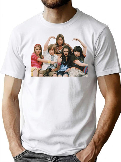 Vintage Retro Sitcom 2000S Movie Music Funny Children T-Shirt for Men & Women, T-Shirts Graphic Tee - Black