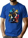 Vintage Robot T-Shirt for Men & Women, T-Shirts Graphic Tee - Blue