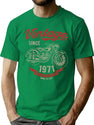 Vintage Since 1971 - Birthday Gift T-Shirt for Men & Women, T-Shirts Graphic Tee - Green