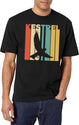 Vintage Style Kestrel Silhouette Shirt T-Shirt for Men & Women, T-Shirts Graphic Tee - White