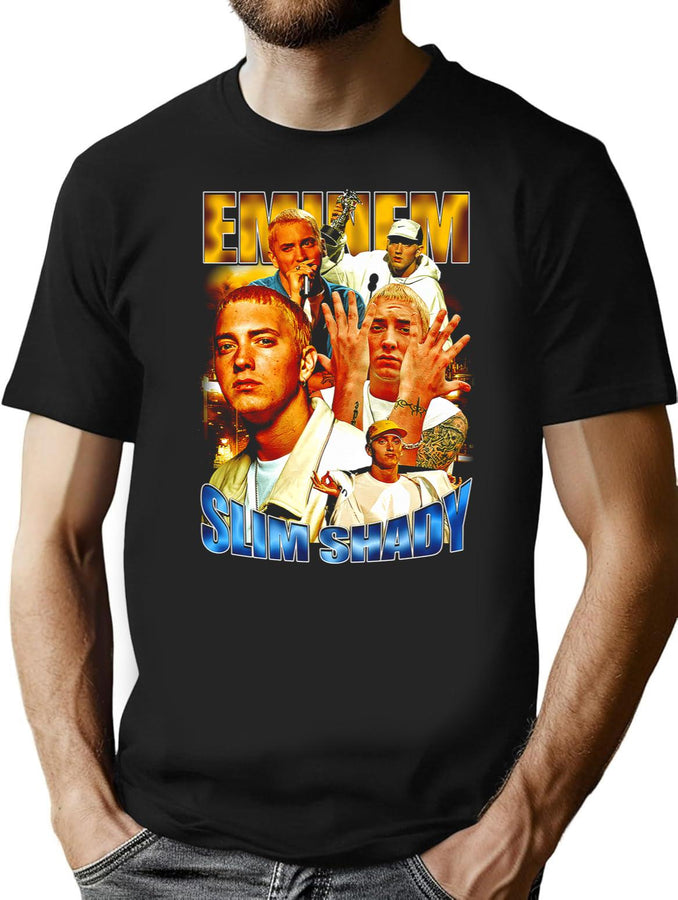 Vintage Style T-Shirt for Men & Women, T-Shirts Graphic Tee - Black