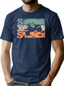 Vintage Sxs Driver Funny Side By Side Sxs Utv T-Shirt for Men & Women, T-Shirts Graphic Tee - Navy