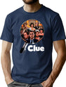 Vintage Zoom Clue Movie Squad Classic T-Shirt for Men & Women, T-Shirts Graphic Tee - Navy