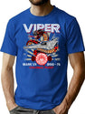 Viper Mark Vii Bsg Colonial Fleet Battlestar T-Shirt for Men & Women, T-Shirts Graphic Tee - Blue