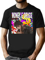 Viper Money Drugs Bootleg Graphic T-Shirt - Black