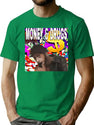 Viper Money Drugs Bootleg Graphic T-Shirt - Green