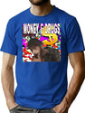 Viper Money Drugs Bootleg Graphic T-Shirt - Blue