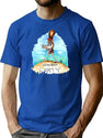Vodka Beach Party T-Shirt for Men & Women, T-Shirts Graphic Tee - Blue