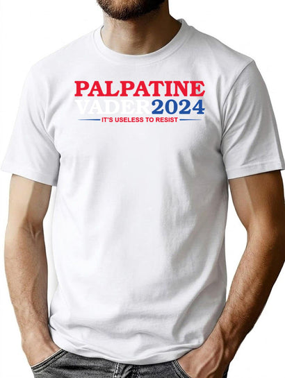 Vote Palpatine Vader 2024 T-Shirt for Men & Women, T-Shirts Graphic Tee - Black