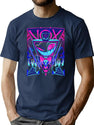 Vox Hazbin Hotel Classic Premium Heavyweight Cotton T-Shirt - Navy