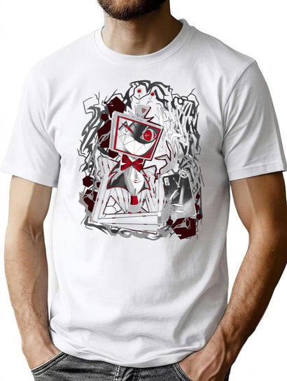 Vox Hazbin Hotel Shirt Design Essential Essential Premium Heavyweight Cotton T-Shirt - Black