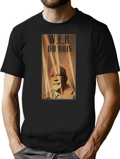 W. E. B. Du Bois Bootleg Style Bootleg Graphic T-Shirt - Black