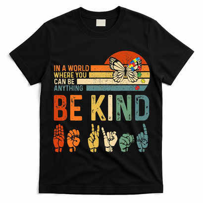 World Autism Awareness Day Hands Signs Autism Puzzle T-Shirt