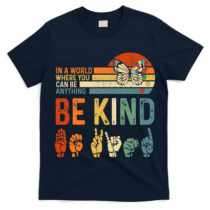 World Autism Awareness Day Hands Signs Autism Puzzle T-Shirt