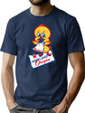 Waddles Restaurant_70S T-Shirt for Men & Women, T-Shirts Graphic Tee - Navy