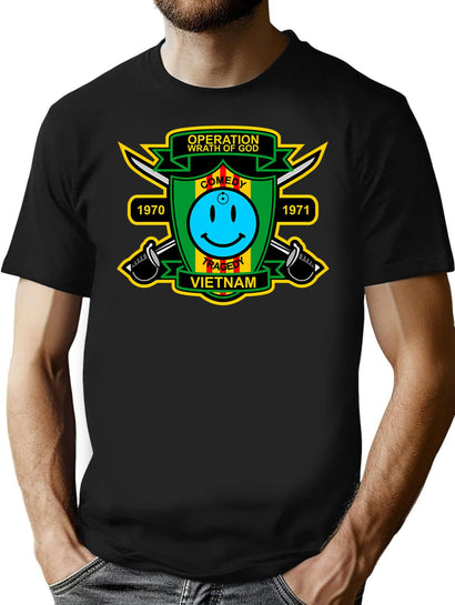Watchmen - Nam Patch T-Shirt for Men & Women, T-Shirts Graphic Tee - Black