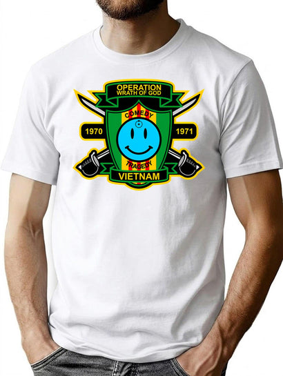 Watchmen - Nam Patch T-Shirt for Men & Women, T-Shirts Graphic Tee - Black