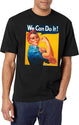 We Can Do It T-Shirt for Men & Women, T-Shirts Graphic Tee - White