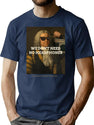 We Don'T Need No Headphones - My Arm Is Tired Though T-Shirt for Men & Women, T-Shirts Graphic Tee - Navy