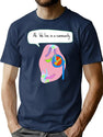 We Live In A Community - Funny Bootleg Bad Translation Bootleg Graphic T-Shirt - Navy