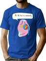We Live In A Community - Funny Bootleg Bad Translation Bootleg Graphic T-Shirt - Blue