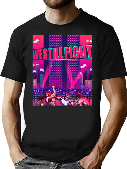 We Still Fight Bootleg Graphic T-Shirt - Black