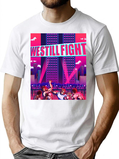 We Still Fight Bootleg Graphic T-Shirt - Black