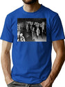 We Want Beer Bootleg Graphic T-Shirt - Blue