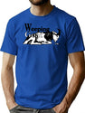 Weeping Goat Logo Bootleg Graphic T-Shirt - Blue