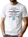Weird Romantic Funny Bad Translation Bootleg Graphic T-Shirt - White