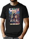 Weird Tales Cosmic Horror Cover T-Shirt for Men & Women, T-Shirts Graphic Tee - Black