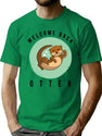 Welcome Back Otter T-Shirt for Men & Women, T-Shirts Graphic Tee - Green