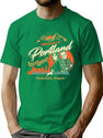 Welcome to Portlandia Premium Heavyweight Cotton T-Shirt - Green
