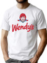 Wendy Fast Food Restaurant Logo Essential Premium Heavyweight Cotton T-Shirt - White
