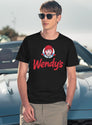 Wendy Fast Food Restaurant Logo Essential Black T-Shirt - Navy