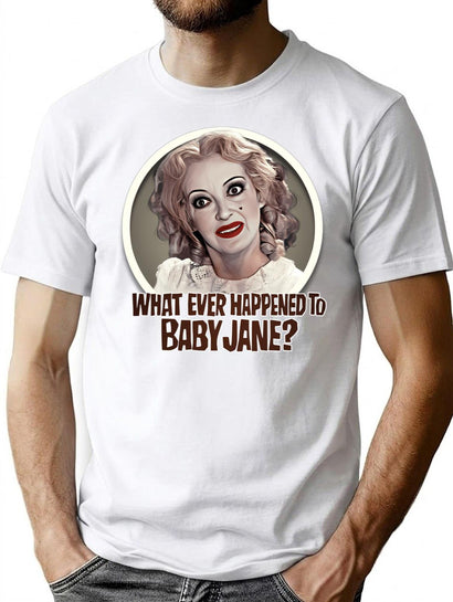 What Ever Happened To Baby Jane T-Shirt for Men & Women, T-Shirts Graphic Tee - Black