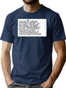 When Harry Met Sally Script Premium Heavyweight Cotton T-Shirt - Navy