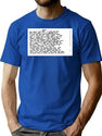 When Harry Met Sally Script Premium Heavyweight Cotton T-Shirt - Blue